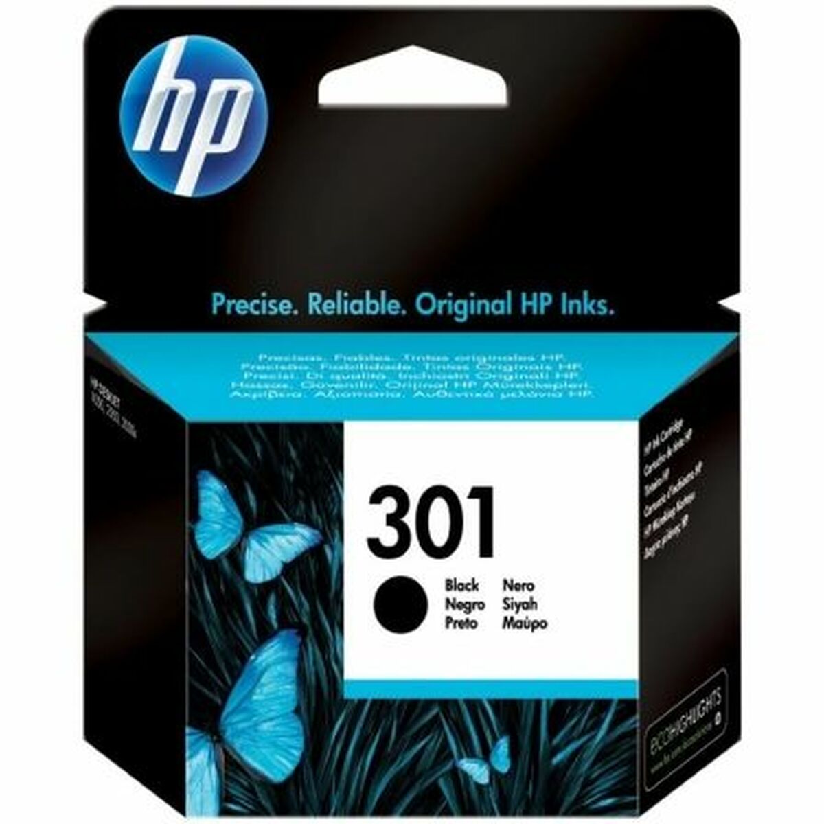 Originální inkoustové náplně HP 301 Černý